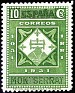 Spain 1931 Montserrat 10 CTS Brown Edifil 639